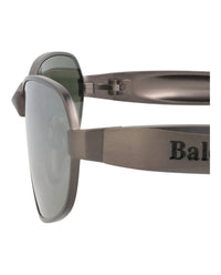 Balenciaga Unisex Square/Rectangle Ruthenium Ruthenium Green Fashion Designer Eyewear
