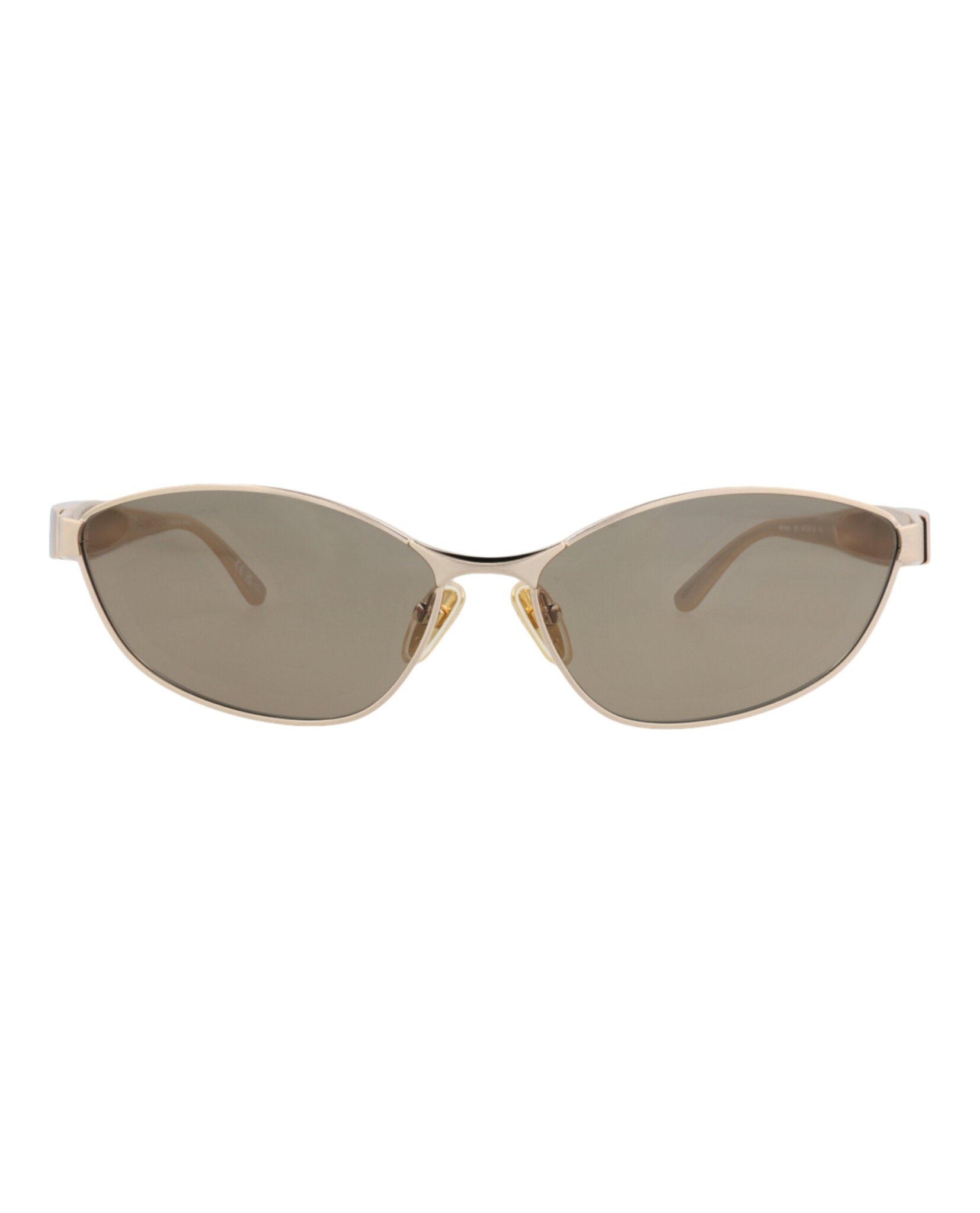 Balenciaga Balenciaga Womens Cat Eye Gold Gold Brown Fashion Designer Eyewear