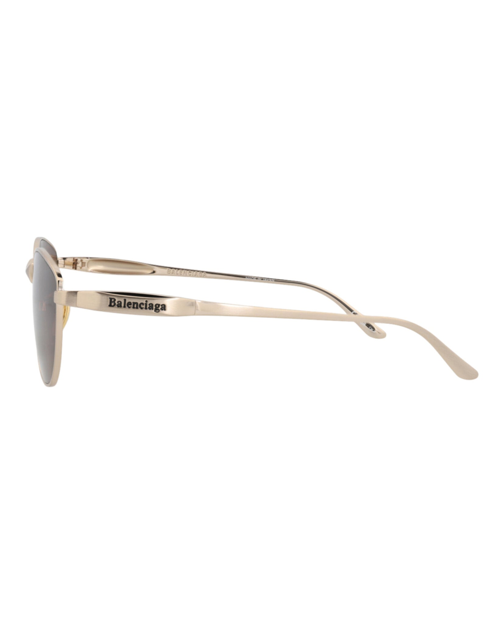 Balenciaga Balenciaga Womens Cat Eye Gold Gold Brown Fashion Designer Eyewear