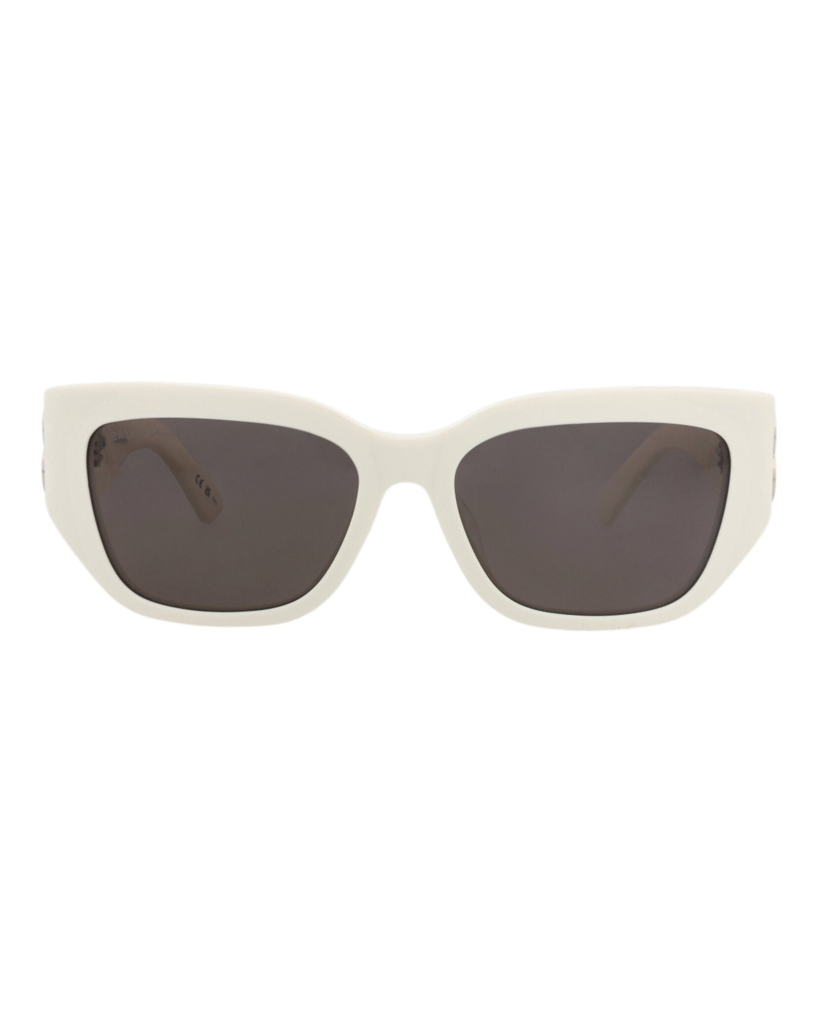 Balenciaga Balenciaga Womens Cat Eye White White Grey Fashion Designer Eyewear