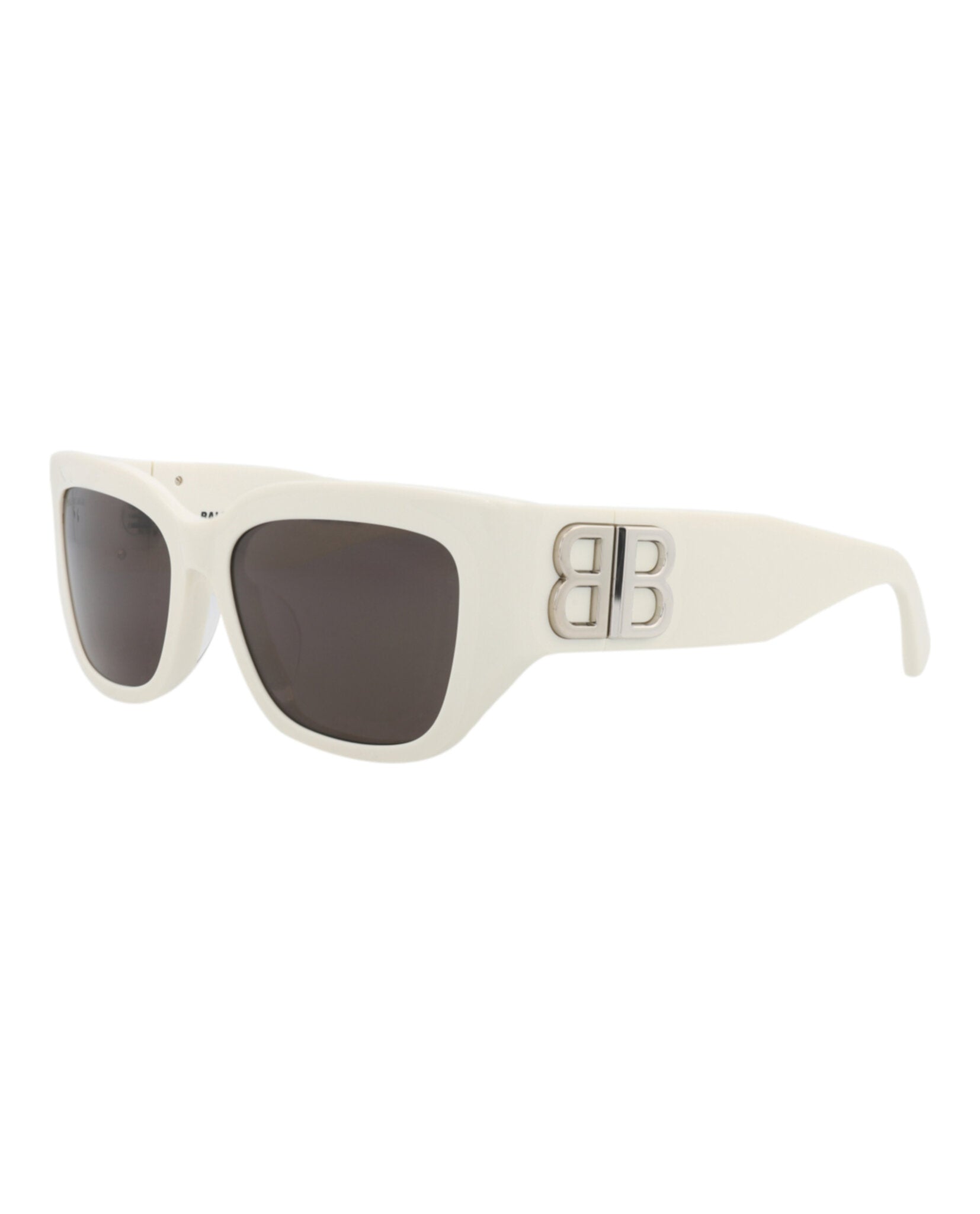 Balenciaga Balenciaga Womens Cat Eye White White Grey Fashion Designer Eyewear