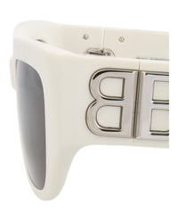 Balenciaga Balenciaga Womens Cat Eye White White Grey Fashion Designer Eyewear