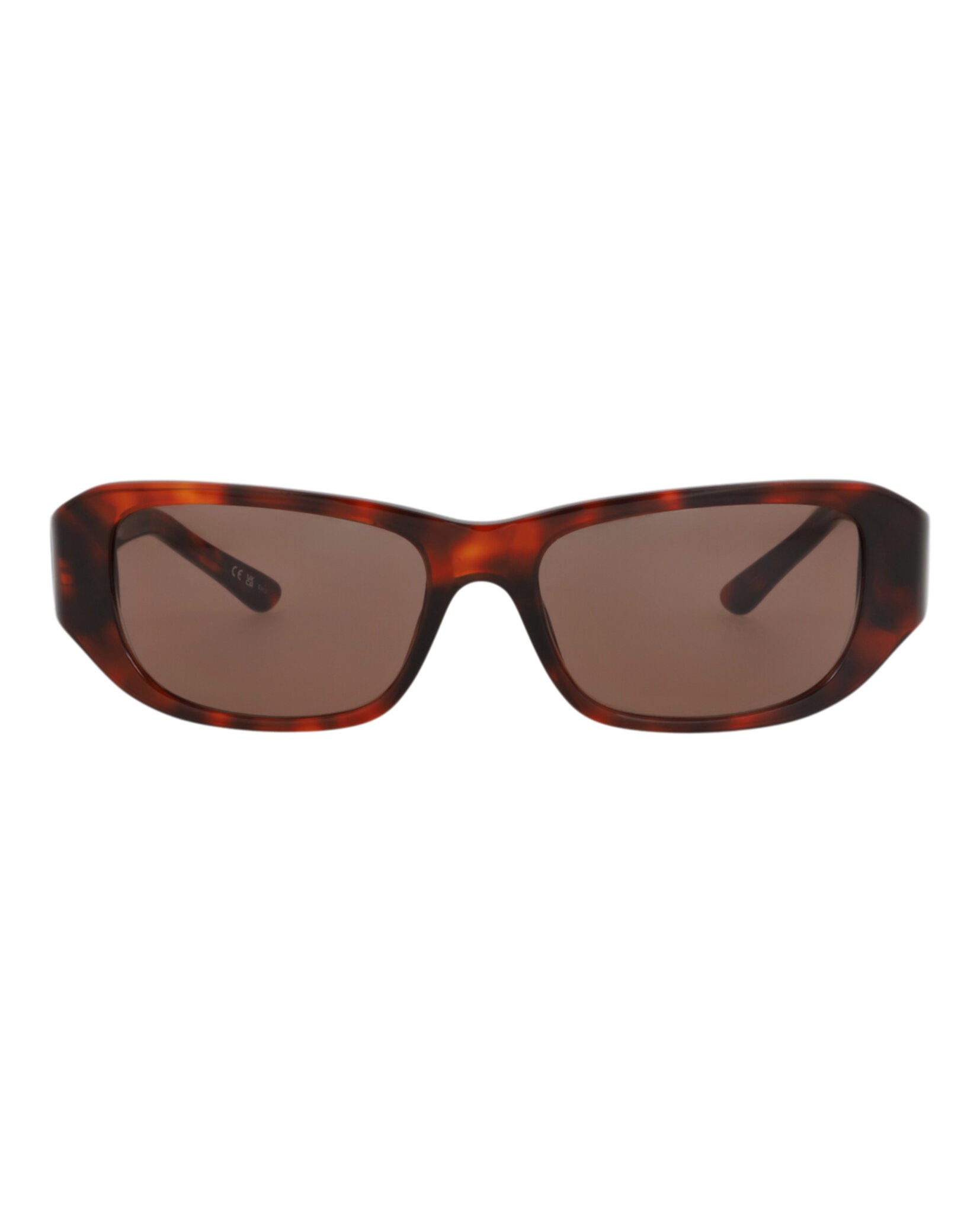 Balenciaga Balenciaga Unisex Square/Rectangle Havana Havana Brown Fashion Designer Eyewear