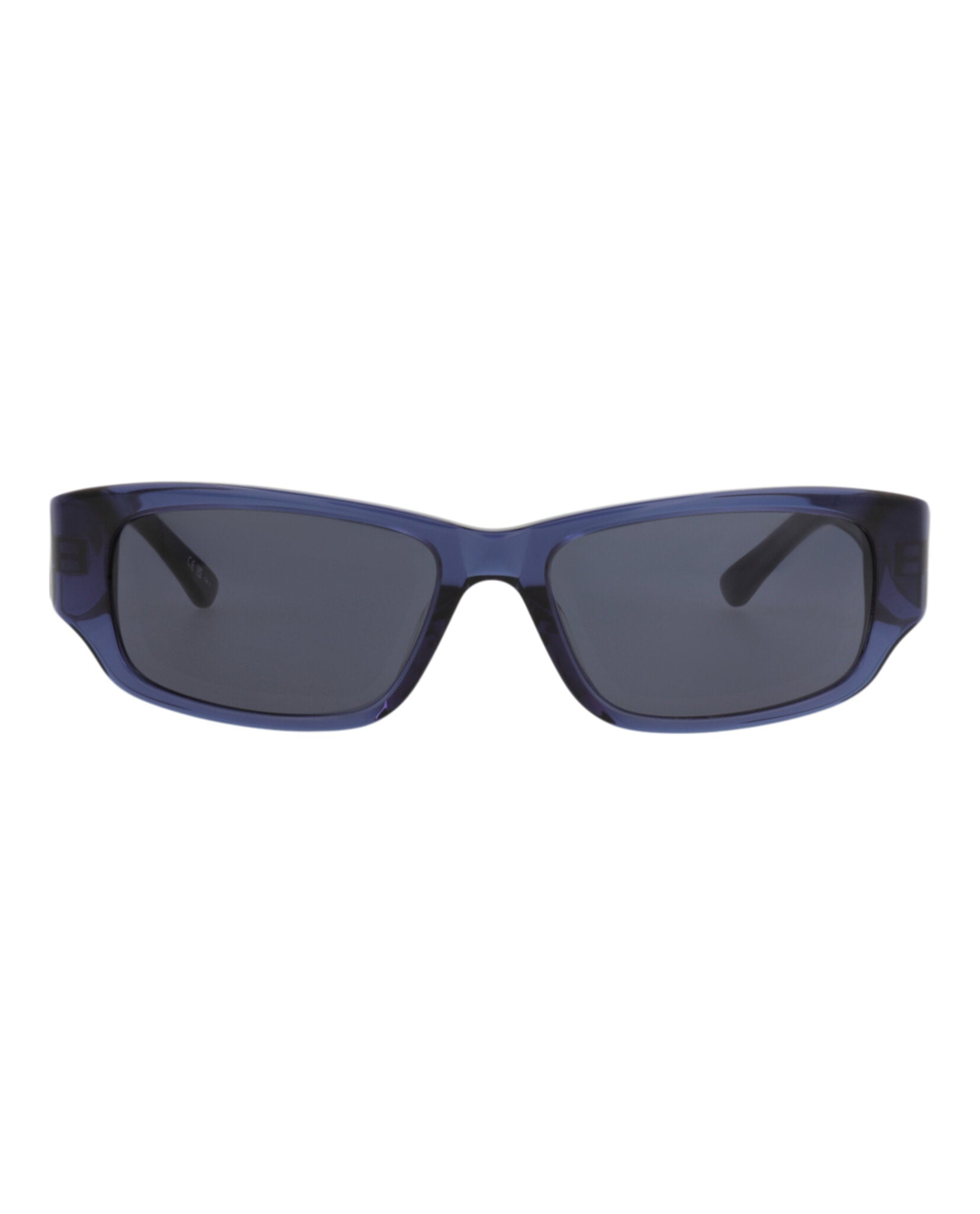 Balenciaga Balenciaga Unisex Square/Rectangle Blue Blue Blue Fashion Designer Eyewear