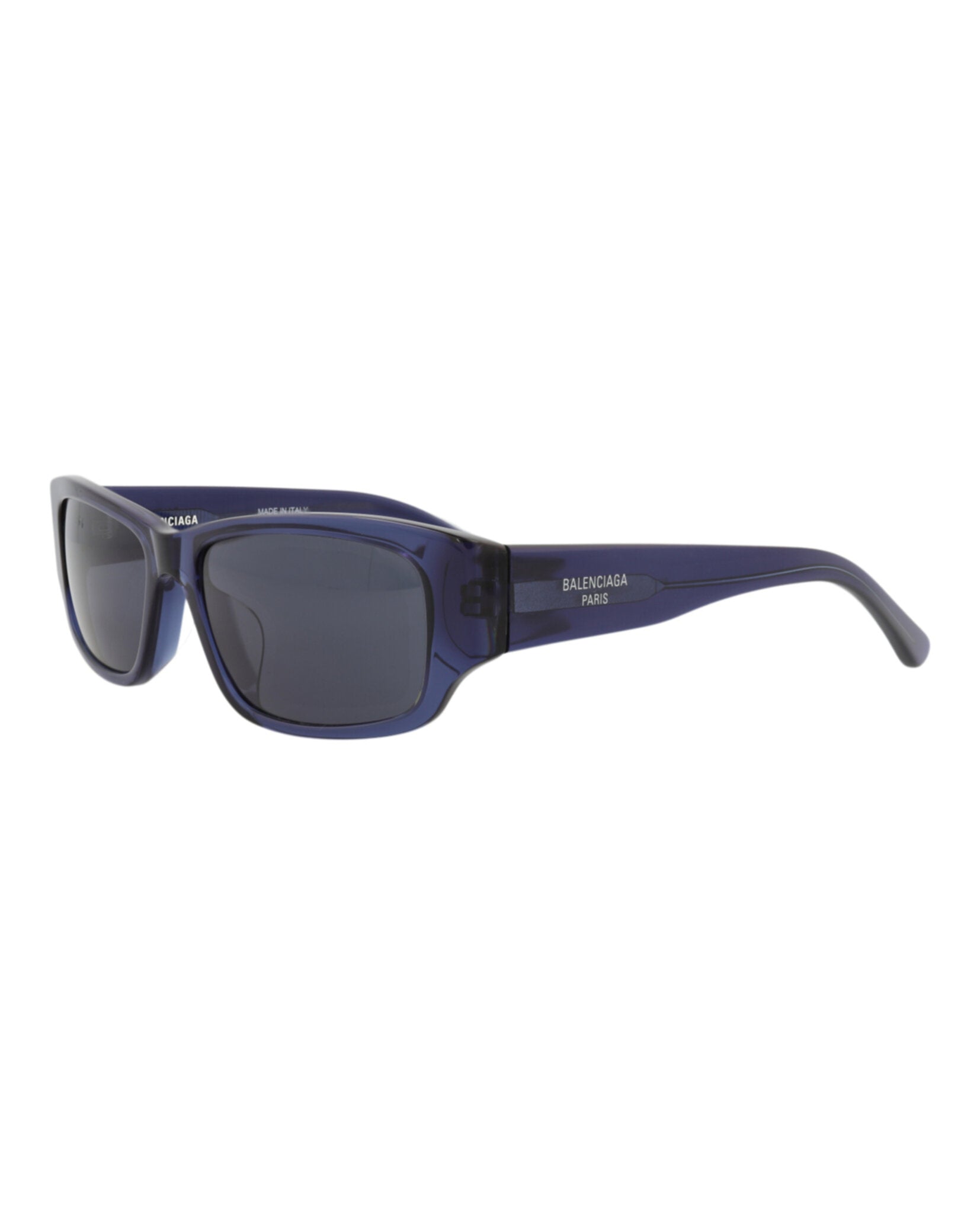 Balenciaga Balenciaga Unisex Square/Rectangle Blue Blue Blue Fashion Designer Eyewear