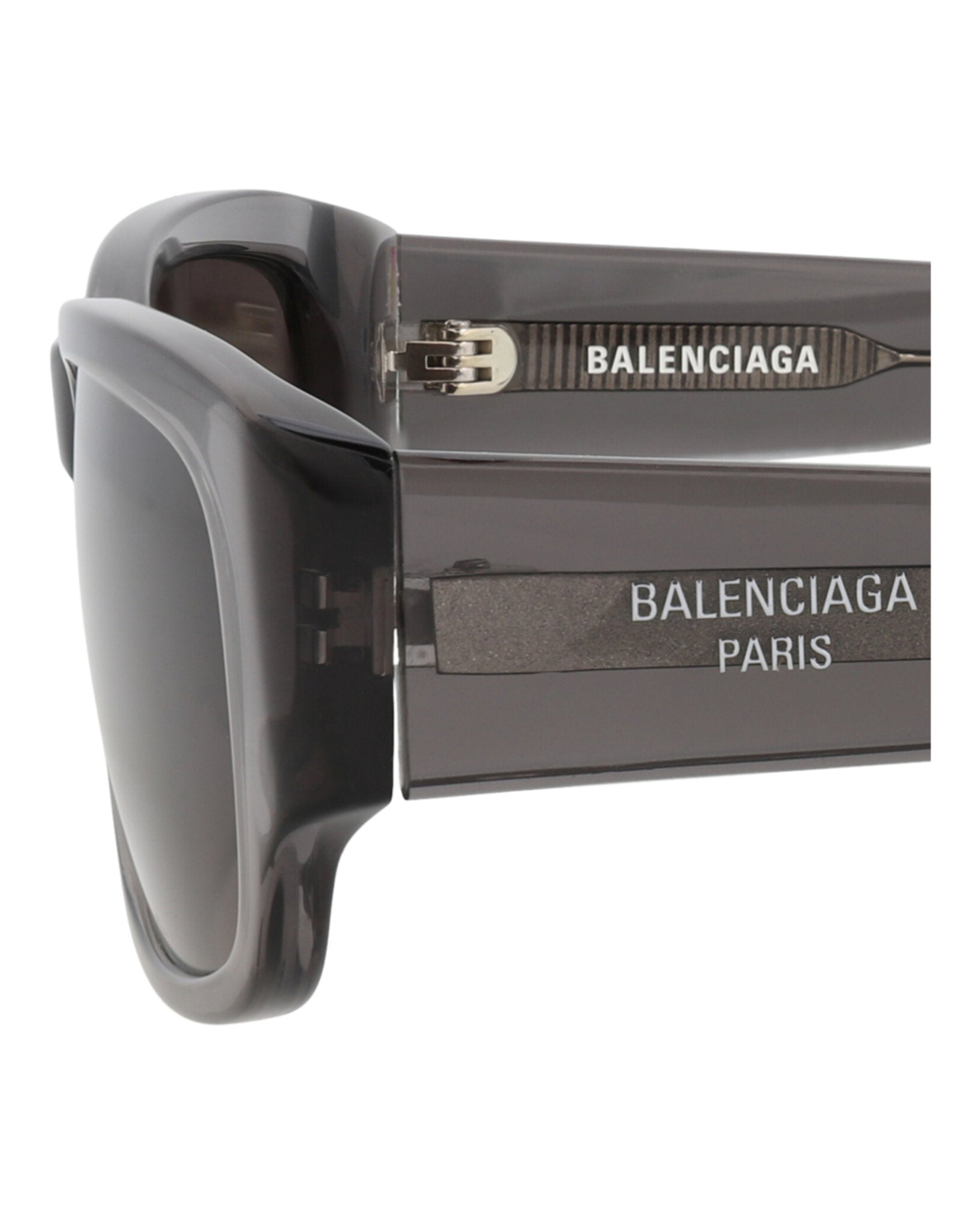 Balenciaga Balenciaga Unisex Square/Rectangle Grey Grey Grey Fashion Designer Eyewear
