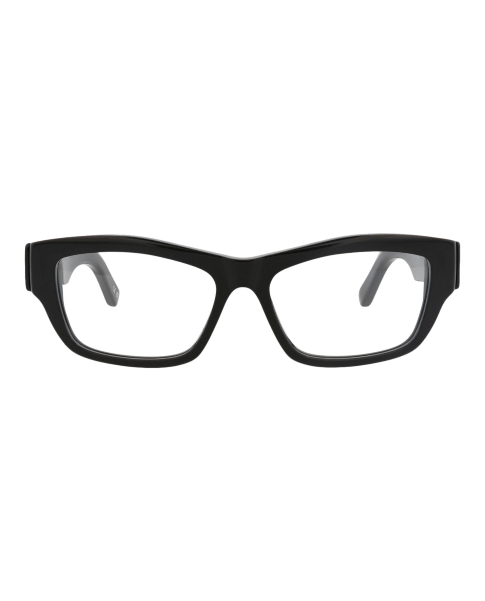 Balenciaga Mens Square/Rectangle Black Black Transparent Fashion Designer Eyewear