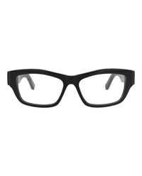 Balenciaga Mens Square/Rectangle Black Black Transparent Fashion Designer Eyewear