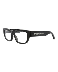Balenciaga Mens Square/Rectangle Black Black Transparent Fashion Designer Eyewear