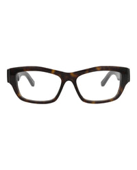 Balenciaga Mens Square/Rectangle Havana Havana Transparent Fashion Designer Eyewear
