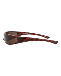Balenciaga Unisex Shield/Wrap Havana Havana Brown Fashion Designer Eyewear