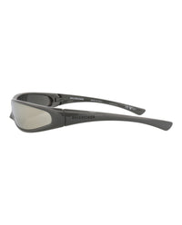 Balenciaga Balenciaga Unisex Shield/Wrap Grey Grey White Fashion Designer Eyewear