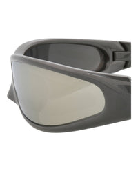 Balenciaga Balenciaga Unisex Shield/Wrap Grey Grey White Fashion Designer Eyewear
