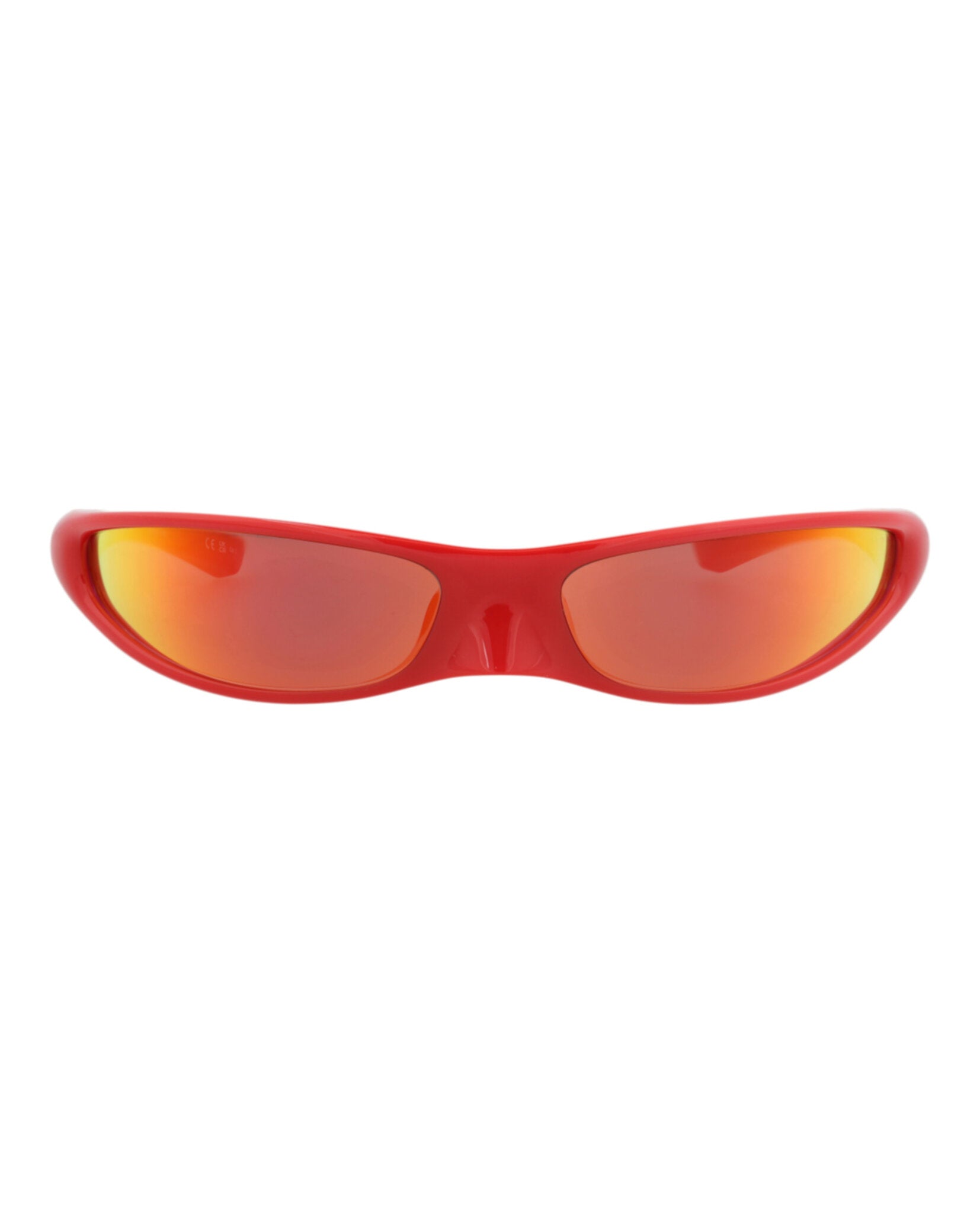 Balenciaga Balenciaga Unisex Shield/Wrap Red Red Red Fashion Designer Eyewear