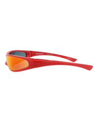 Balenciaga Balenciaga Unisex Shield/Wrap Red Red Red Fashion Designer Eyewear