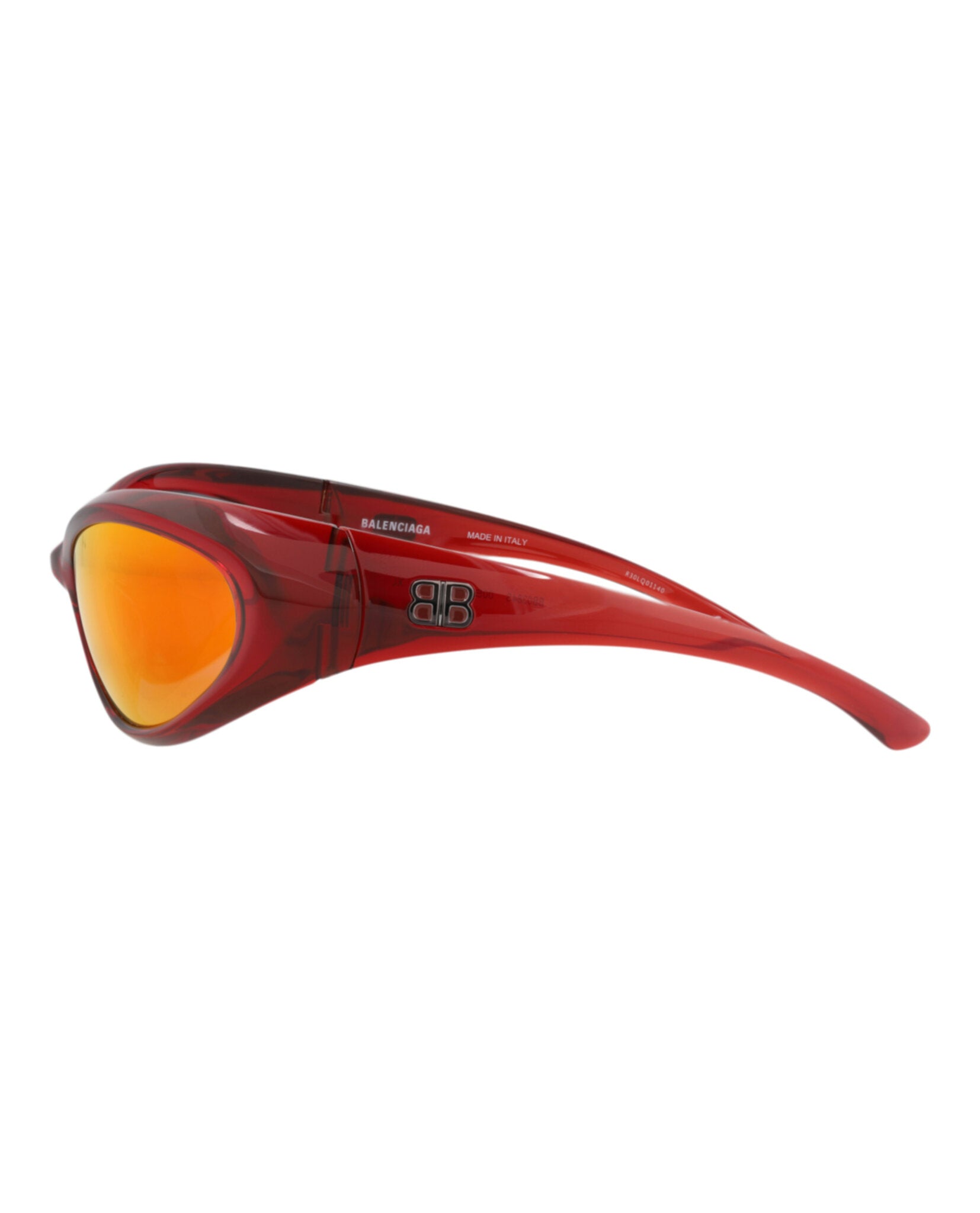 Balenciaga Balenciaga Unisex Shield/Wrap Red Red Red Fashion Designer Eyewear