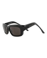 Balenciaga Balenciaga Mens Square/Rectangle Black Black Grey Fashion Designer Eyewear