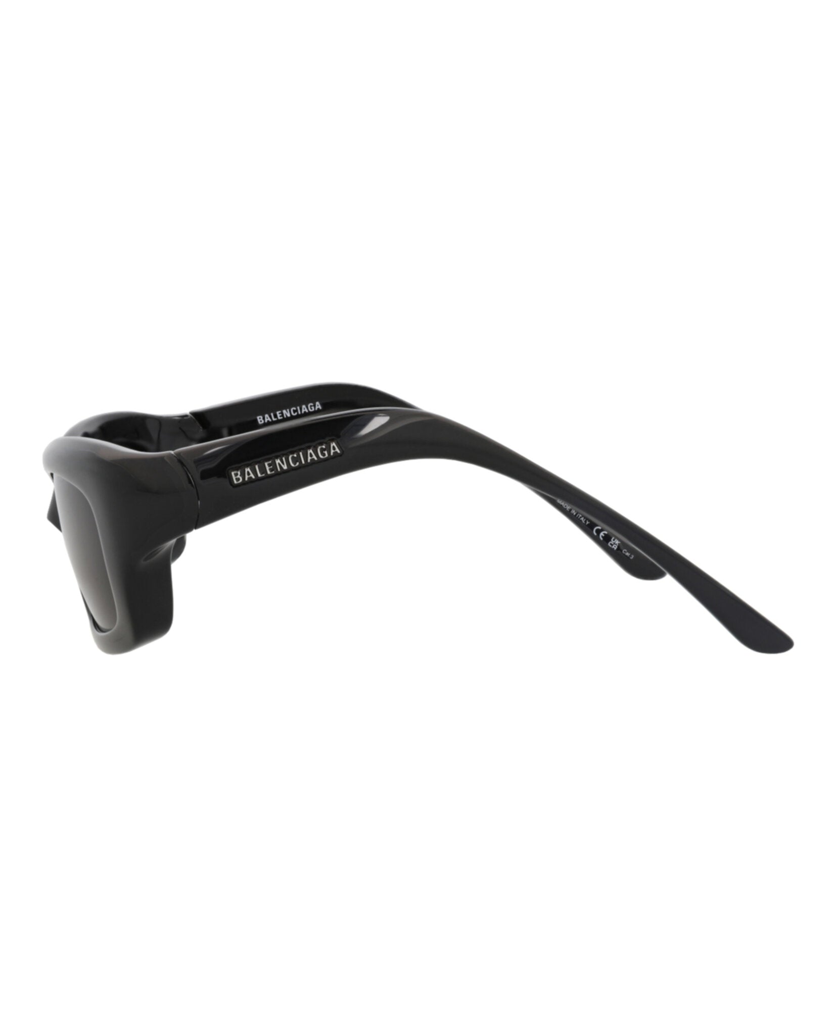 Balenciaga Balenciaga Mens Square/Rectangle Black Black Grey Fashion Designer Eyewear