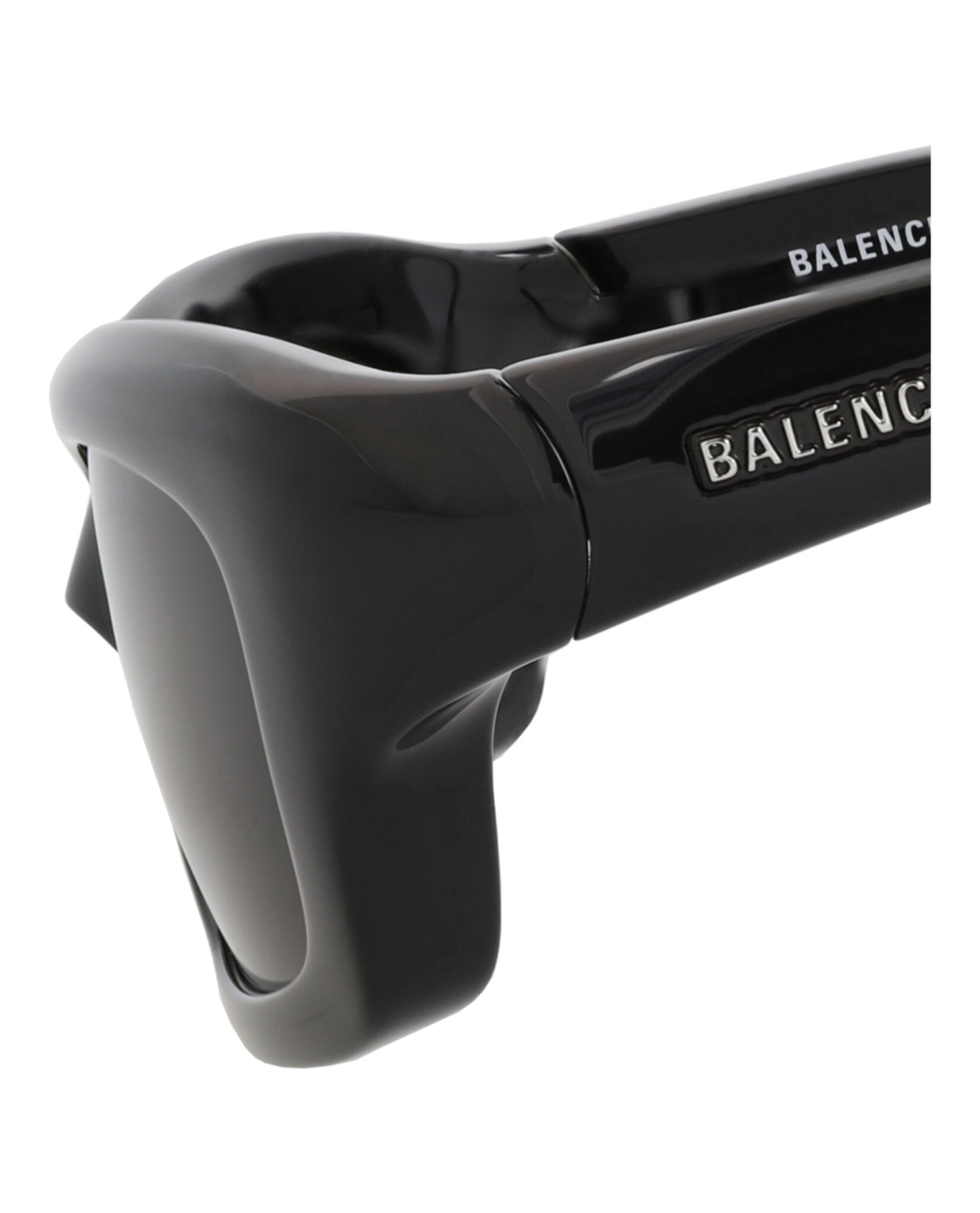 Balenciaga Balenciaga Mens Square/Rectangle Black Black Grey Fashion Designer Eyewear