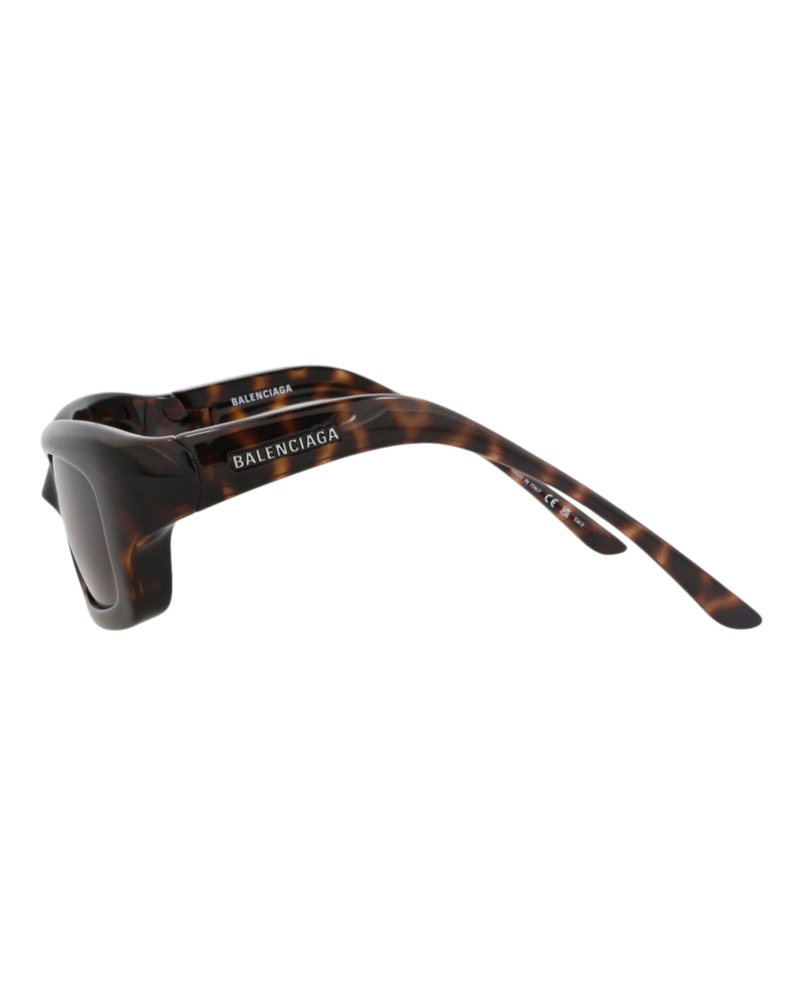 Balenciaga Balenciaga Mens Square/Rectangle Havana Havana Brown Fashion Designer Eyewear