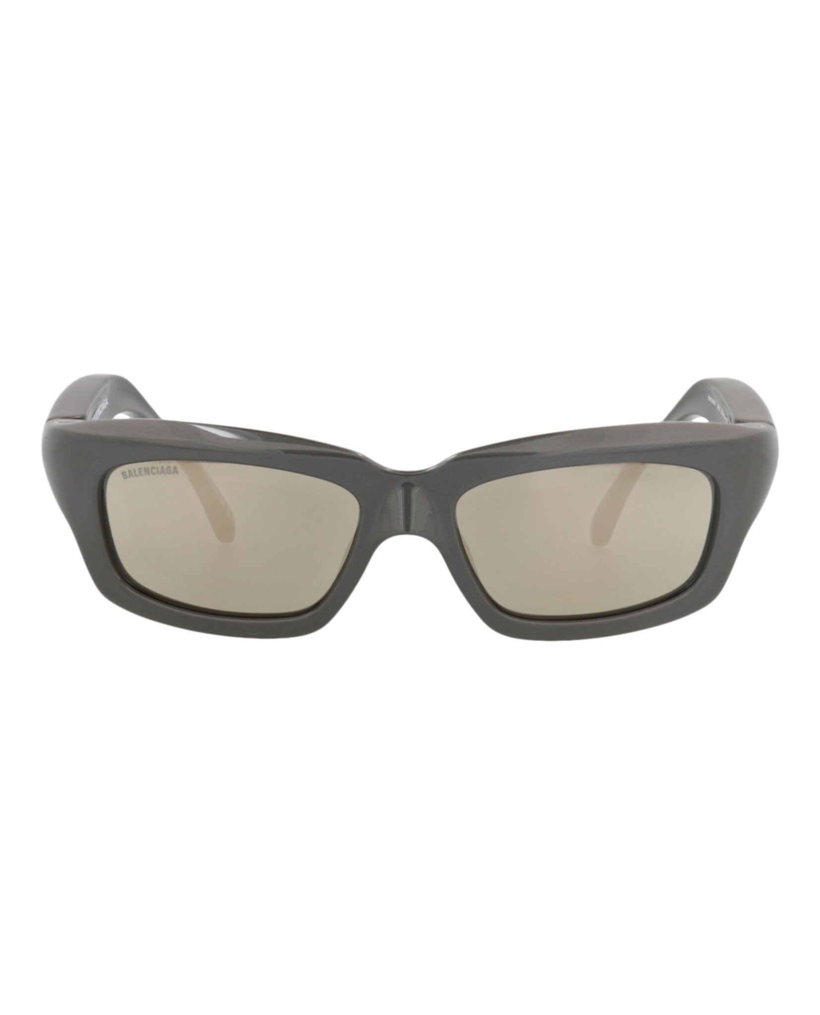 Balenciaga Balenciaga Mens Square/Rectangle Grey Grey White Fashion Designer Eyewear