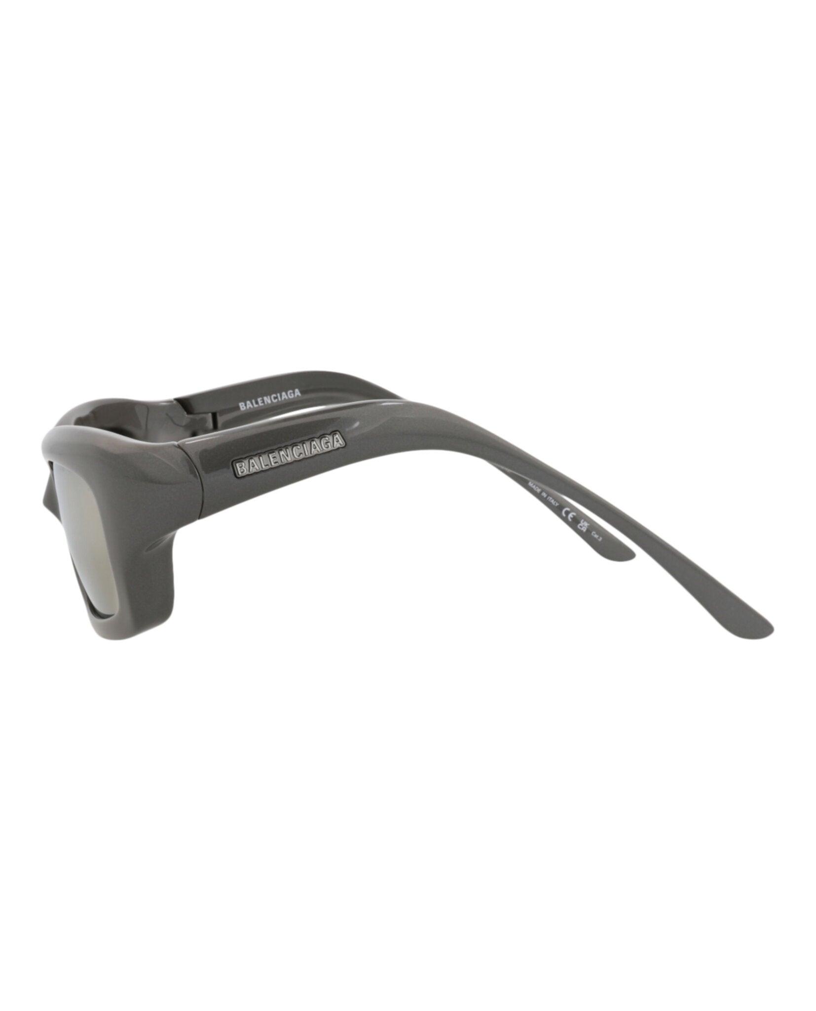Balenciaga Balenciaga Mens Square/Rectangle Grey Grey White Fashion Designer Eyewear