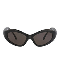 Balenciaga Balenciaga Womens Cat Eye Black Black Grey Fashion Designer Eyewear