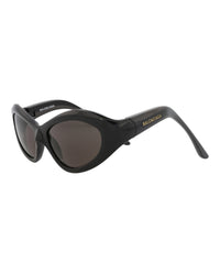 Balenciaga Balenciaga Womens Cat Eye Black Black Grey Fashion Designer Eyewear
