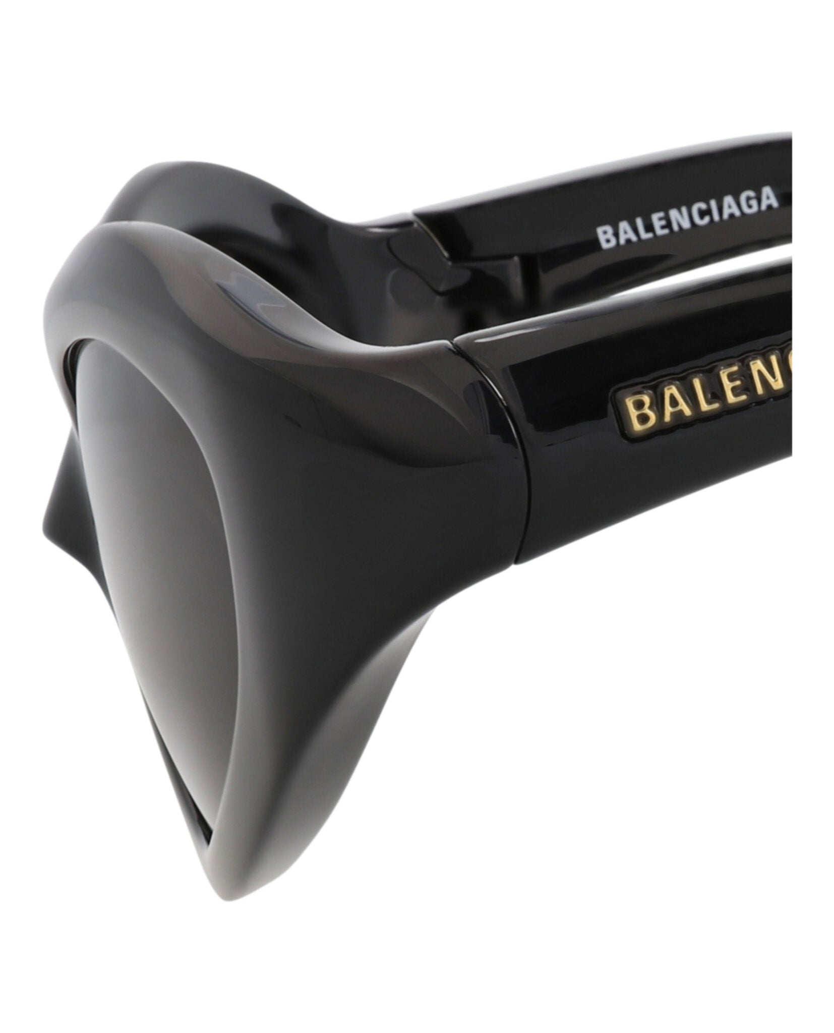 Balenciaga Balenciaga Womens Cat Eye Black Black Grey Fashion Designer Eyewear