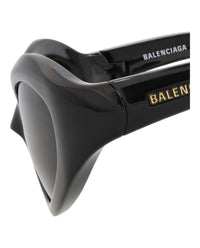 Balenciaga Balenciaga Womens Cat Eye Black Black Grey Fashion Designer Eyewear