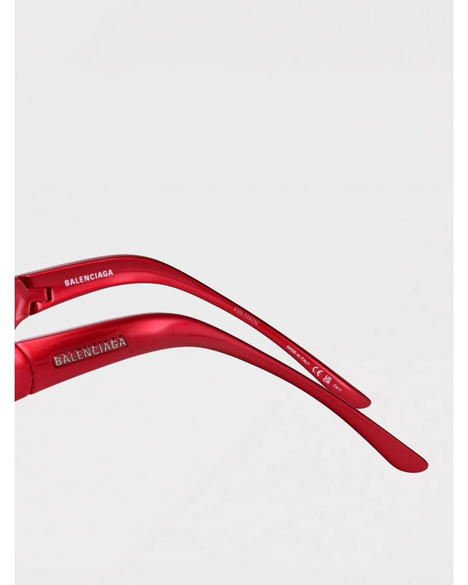 サングラス BALENCIAGA Woman Sunglasses Pink BB0386S 004 Balenciaga BB0386S Sunglasses Red Oval Women Pink – Bluefly