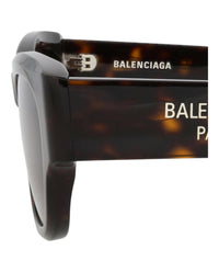 Balenciaga Balenciaga Womens Square/Rectangle Havana Havana Brown Fashion Designer Eyewear