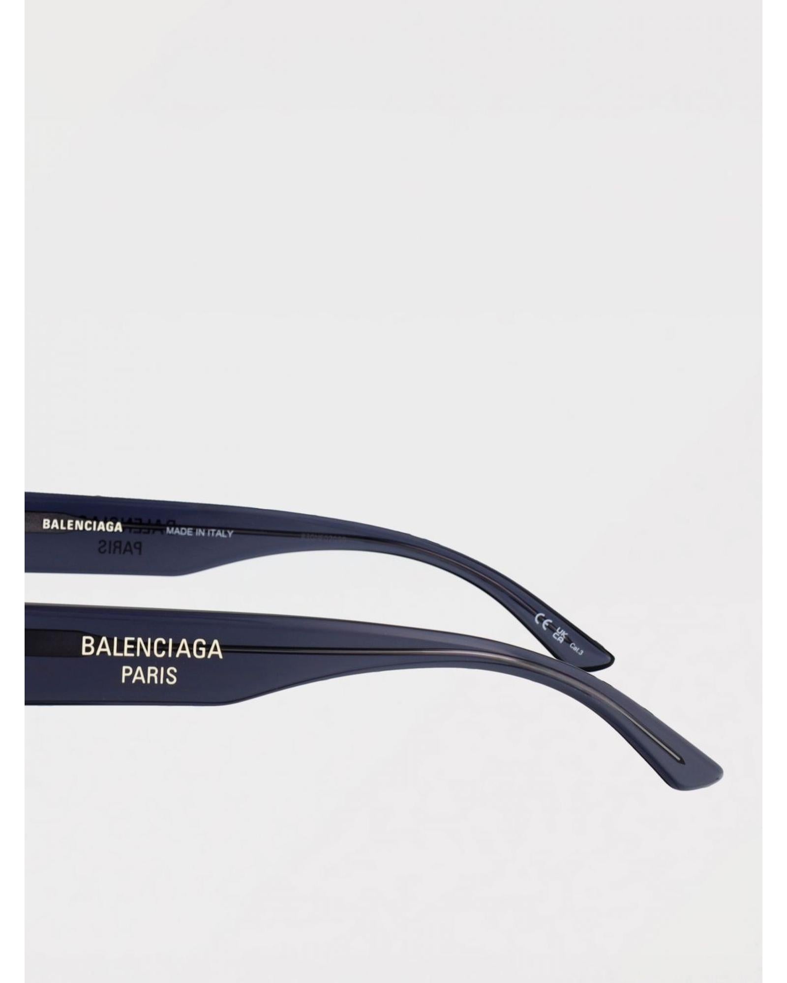 Balenciaga Sunglasses Rectangular Frame Men Grey