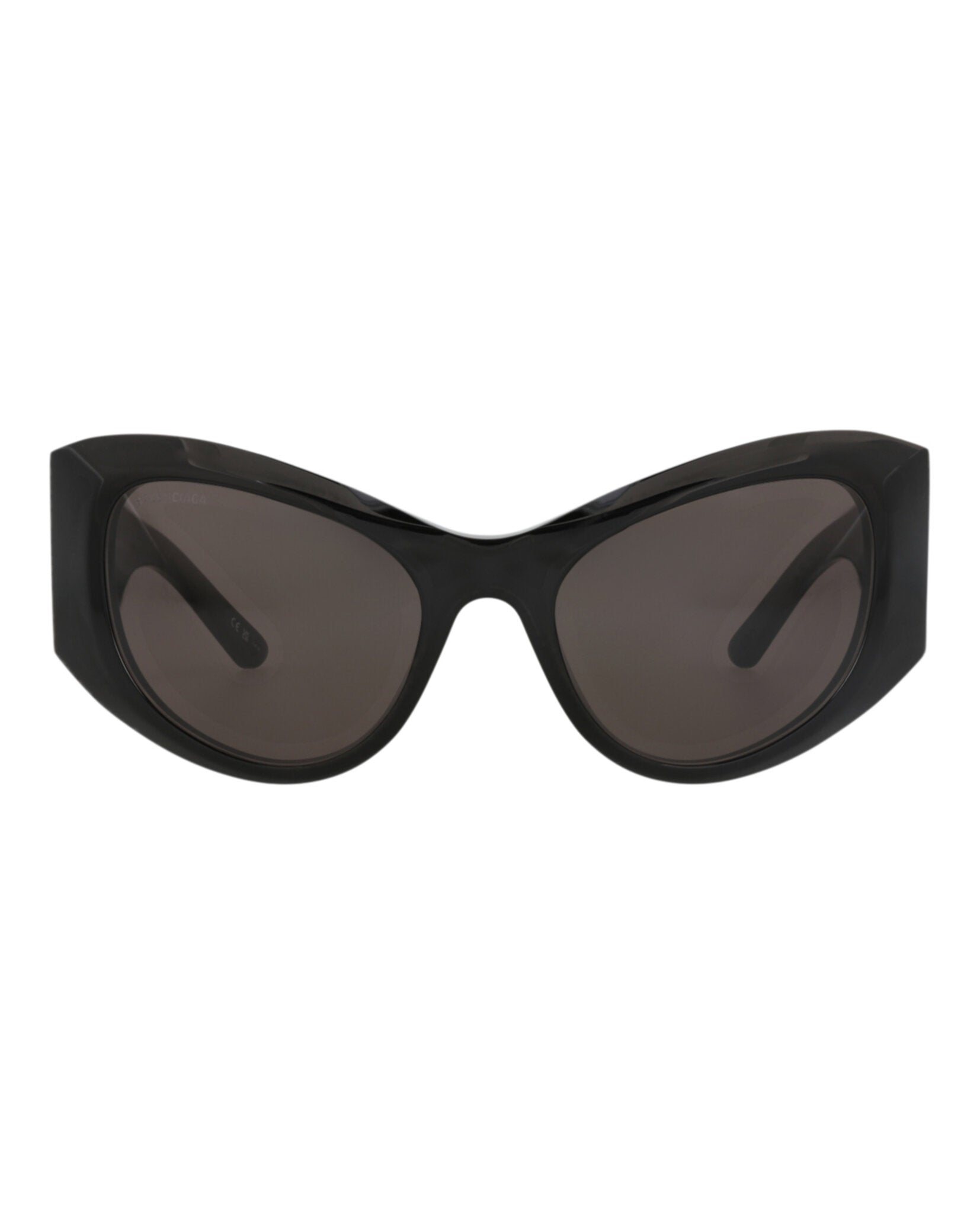 Balenciaga Balenciaga Womens Cat Eye Black Black Grey Fashion Designer Eyewear