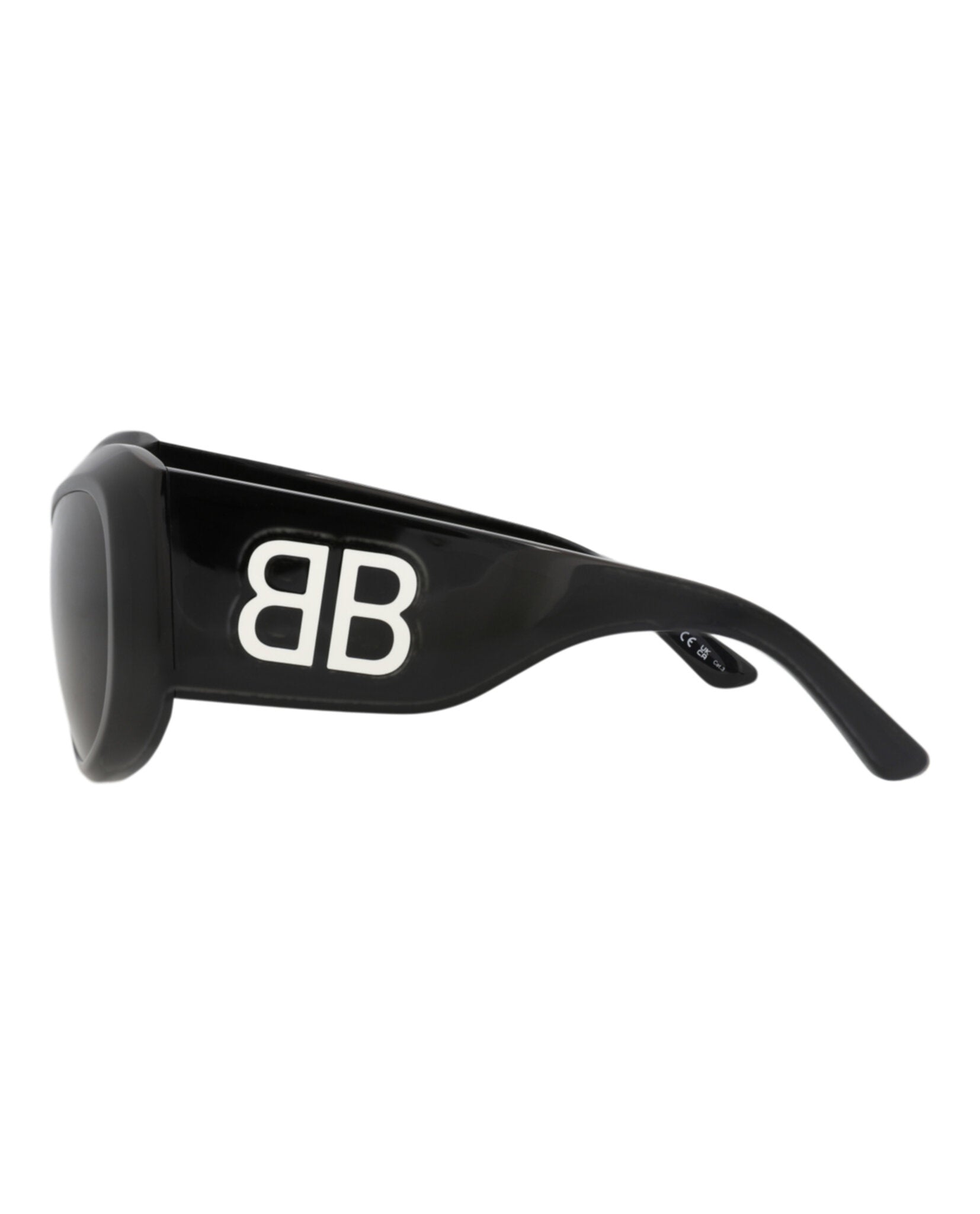 Balenciaga Balenciaga Womens Cat Eye Black Black Grey Fashion Designer Eyewear