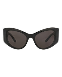 Balenciaga Balenciaga Womens Cat Eye Black Black Grey Fashion Designer Eyewear