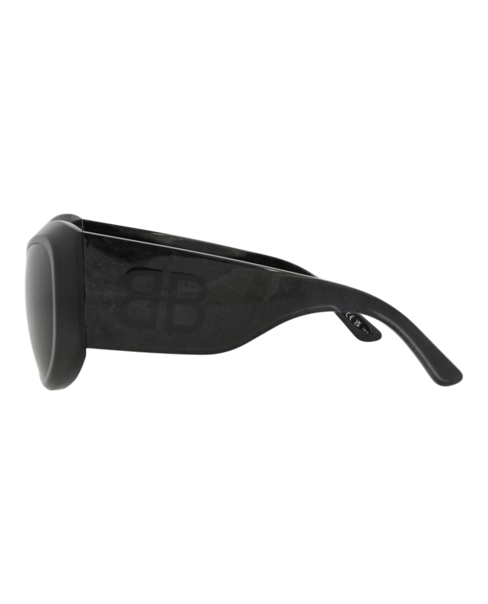 Balenciaga Balenciaga Womens Cat Eye Black Black Grey Fashion Designer Eyewear