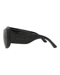 Balenciaga Balenciaga Womens Cat Eye Black Black Grey Fashion Designer Eyewear