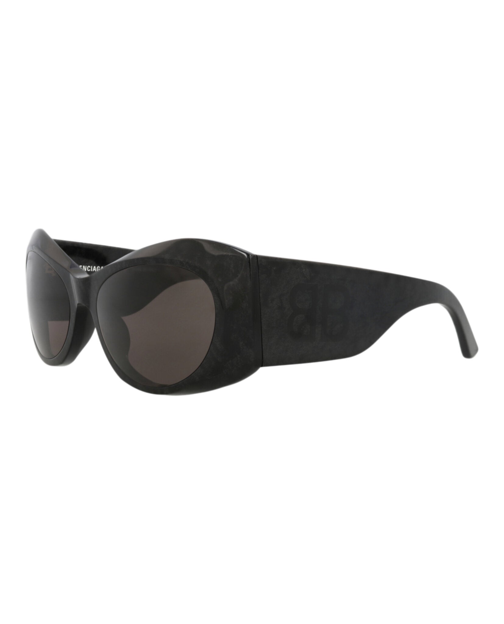 Balenciaga Womens Cat Eye Black Black Grey Fashion Designer