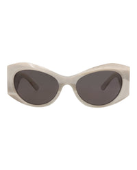 Balenciaga Balenciaga Womens Cat Eye Grey Grey Grey Fashion Designer Eyewear