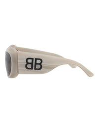 Balenciaga Balenciaga Womens Cat Eye Grey Grey Grey Fashion Designer Eyewear
