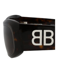 Balenciaga Balenciaga Womens Square/Rectangle Havana Havana Brown Fashion Designer Eyewear
