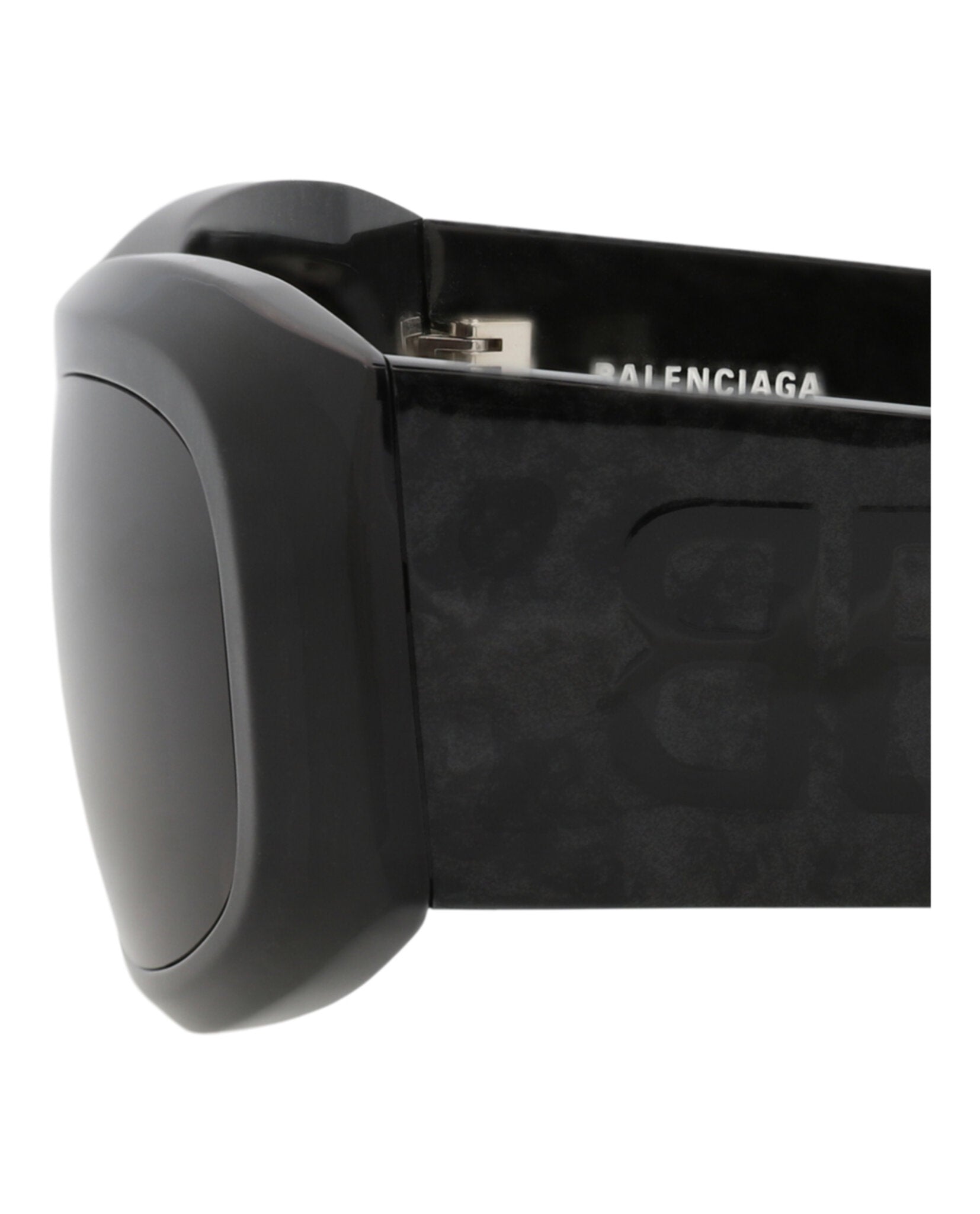 Balenciaga Balenciaga Womens Square/Rectangle Black Black Grey Fashion Designer Eyewear