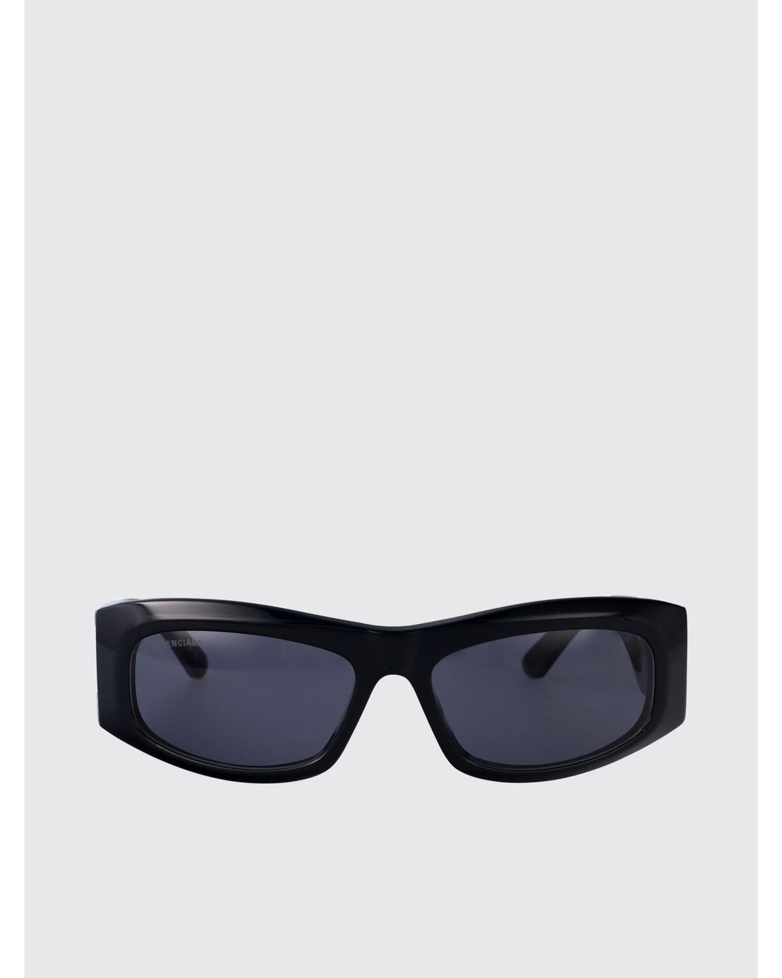 Balenciaga BB0395S Sunglasses Oversized Frame Women Blue