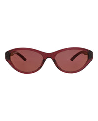 Balenciaga Balenciaga Womens Cat Eye Burgundy Burgundy Red Fashion Designer Eyewear