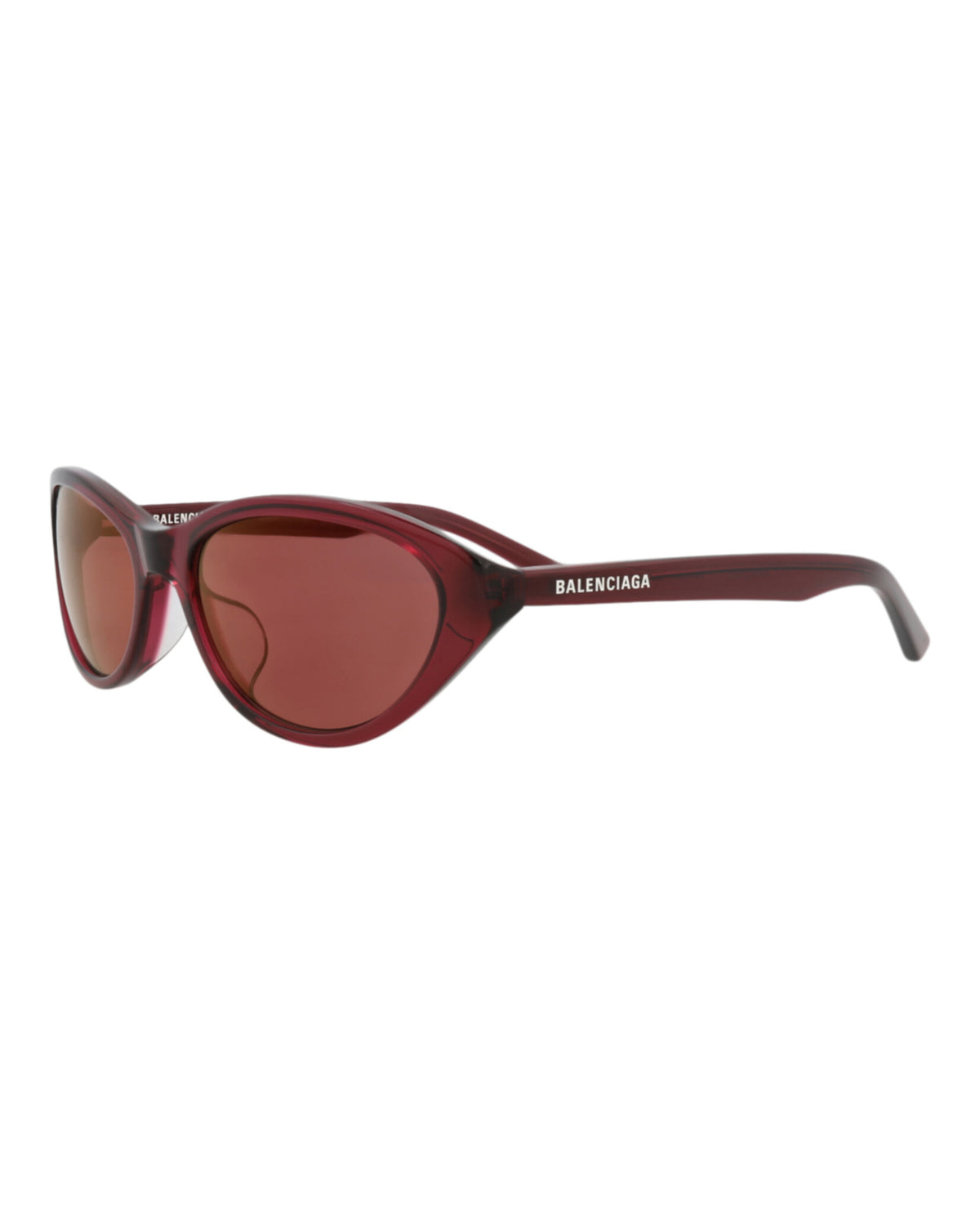 Balenciaga Balenciaga Womens Cat Eye Burgundy Burgundy Red Fashion Designer Eyewear
