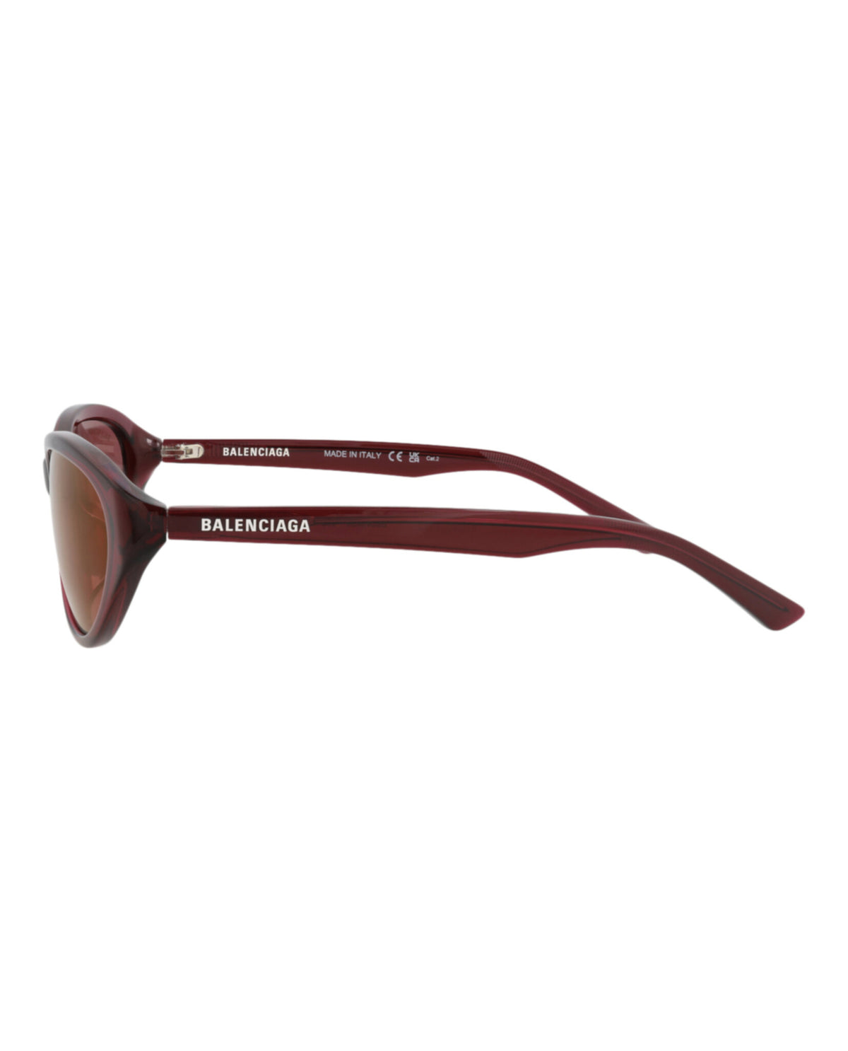 Balenciaga Balenciaga Womens Cat Eye Burgundy Burgundy Red Fashion Designer Eyewear