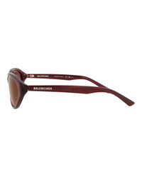 Balenciaga Balenciaga Womens Cat Eye Burgundy Burgundy Red Fashion Designer Eyewear