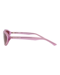 Balenciaga Balenciaga Womens Cat Eye Violet Violet Violet Fashion Designer Eyewear
