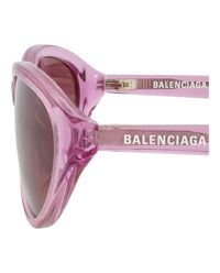 Balenciaga Balenciaga Womens Cat Eye Violet Violet Violet Fashion Designer Eyewear